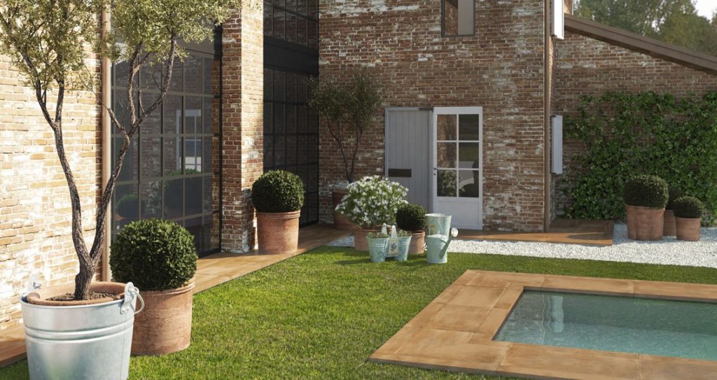 trang trí sân vườn - hiệp lợi IV pottery